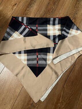 Authentic Burberry Silk Scarf